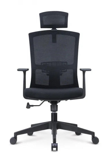 Mesh Office Chair with Adjustable Headrest & Armrest – U-037A
