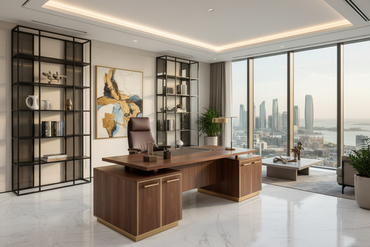 Luxury Office Furniture in Abu Dhabi – Elevating Workspaces with Prestige and Performance