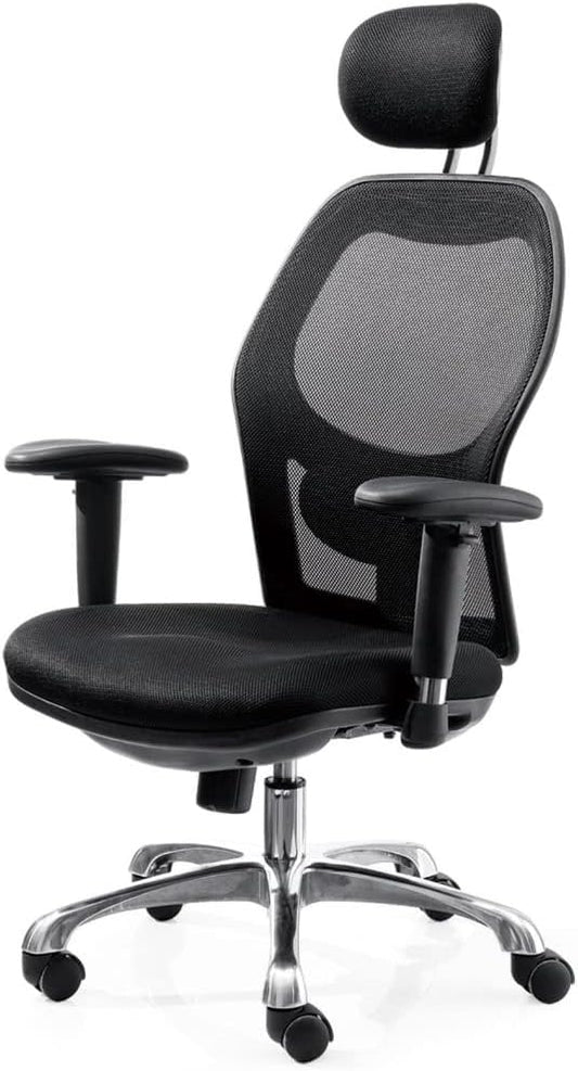 High Back Office Chair with Adjustable Headrest & 2D Armrest – HC-096A1