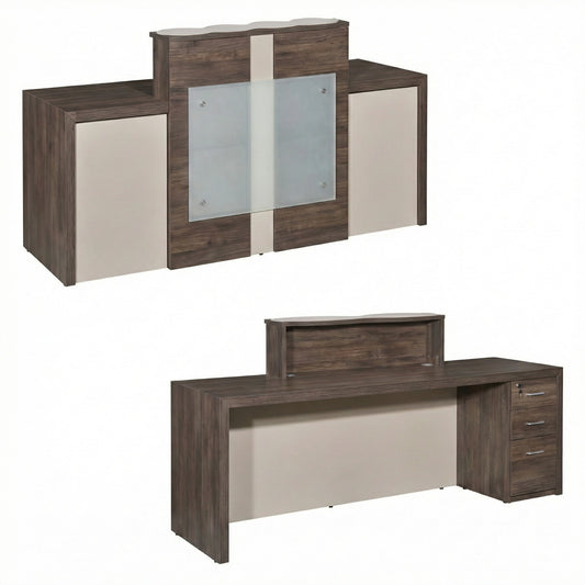 Premium Office Reception Counter in Abu Dhabi – TSG-RB