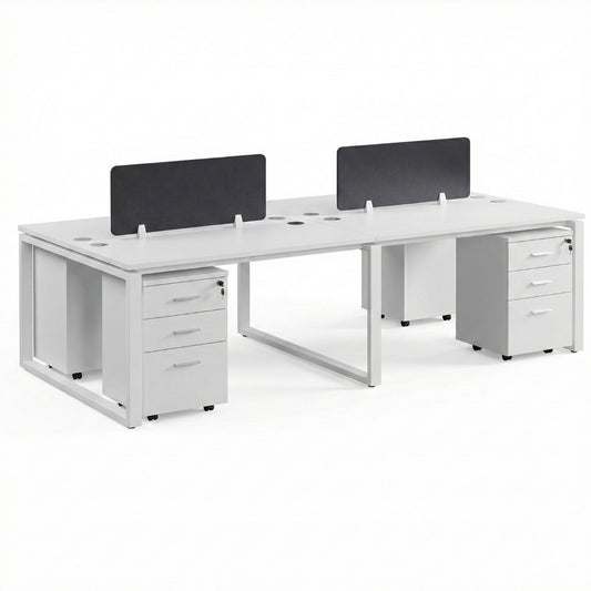 2 and 4 Seater Office Workstation System in Sharjah – TSG-WM