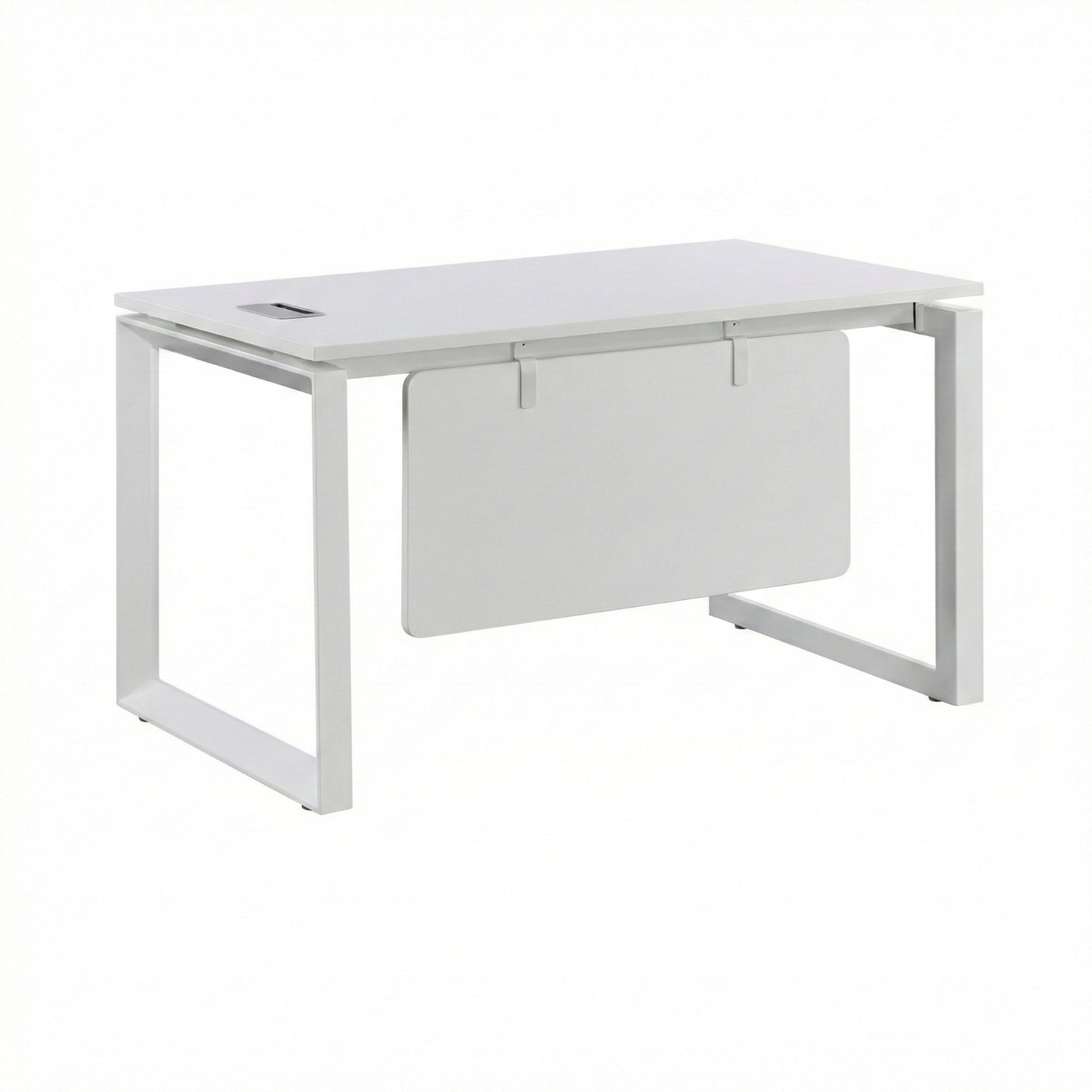 Simple Staff Office Desk with Metal Legs in Abu Dhabi – TSG-SM