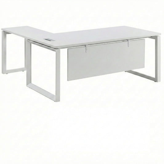 Modern Metal Leg Executive Office Table in Dubai – TSG-LM