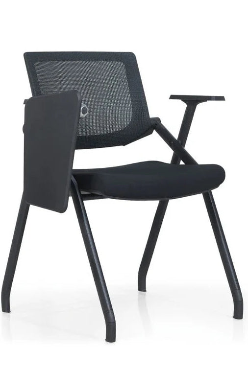 Ergonomic Mesh Training Chair with Writing Pad & Wheels – HY-128D