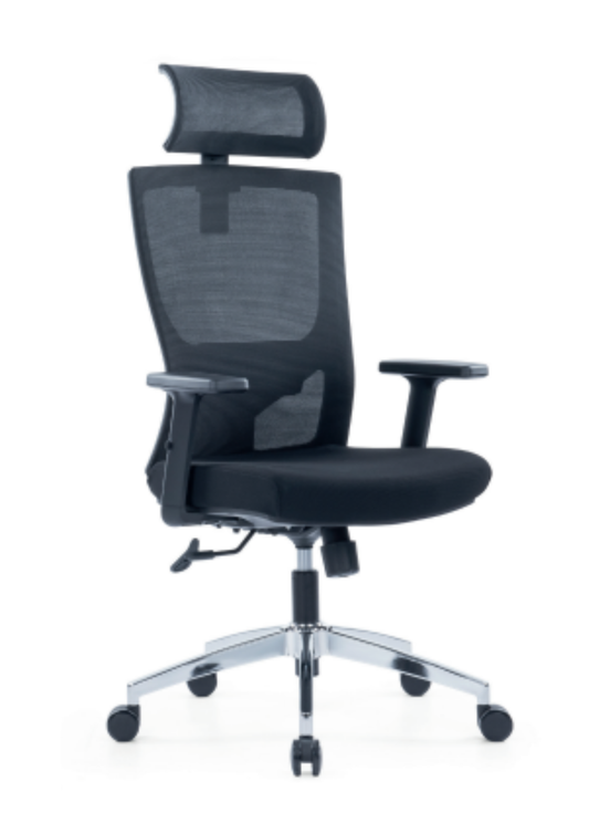 High Back Office Chair with Adjustable Headrest & Lumbar – HC-229A