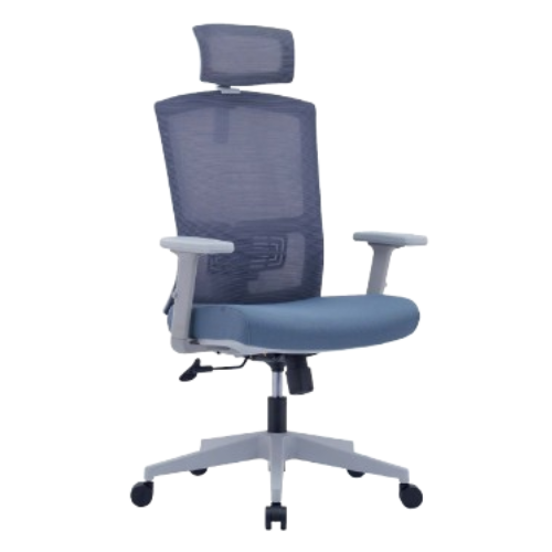 Mesh Office Chair with Adjustable Headrest & Armrest – U-037A-HS