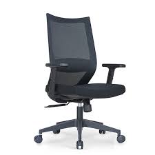 Mesh Back Office Chair with Adjustable Lumbar Support – YH-718B