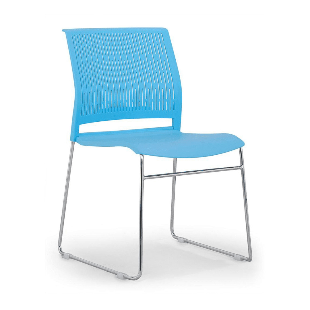 Stackable PP Chair with Chrome Metal Legs – CH-252A