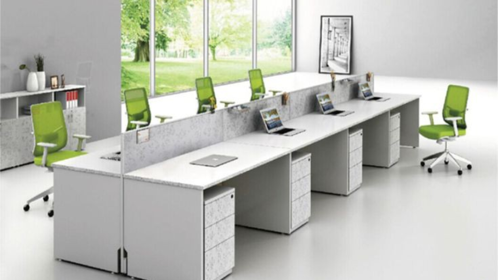 Modern workstation desk